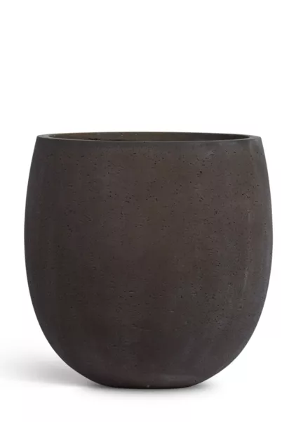 Кашпо TREEZ ERGO, Concrete, Чаша, Тёмно-коричневый кортен