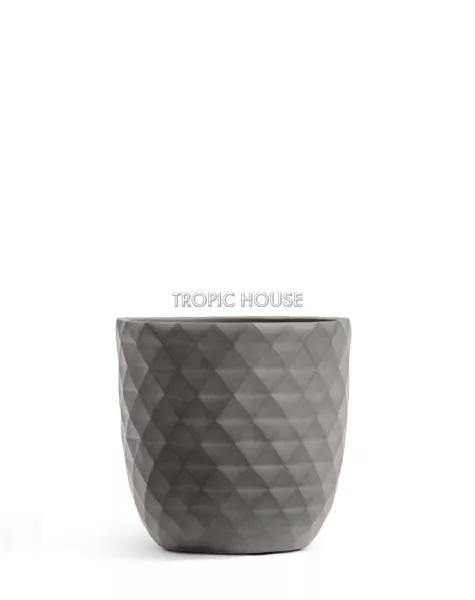 Кашпо TREEZ ERGO, Чаша-конус, Мокко