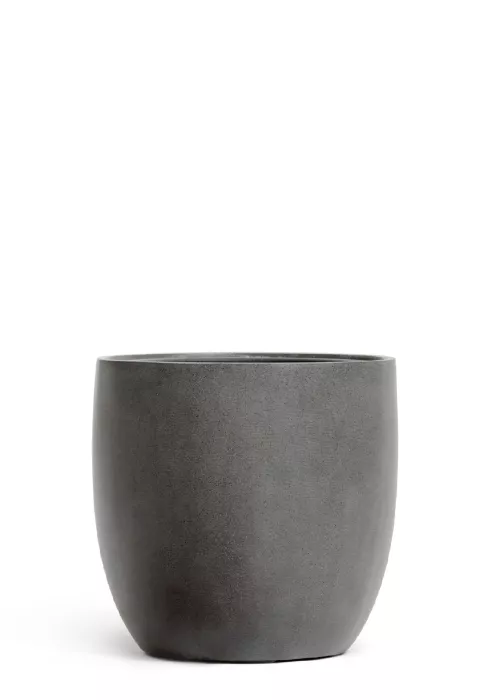 Кашпо TREEZ Effectory, Большой округлый конус, Тёмно-серый бетон