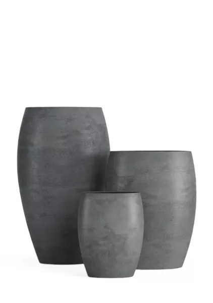 Кашпо CONCRETIKA OVAL SMOKEY BLUE