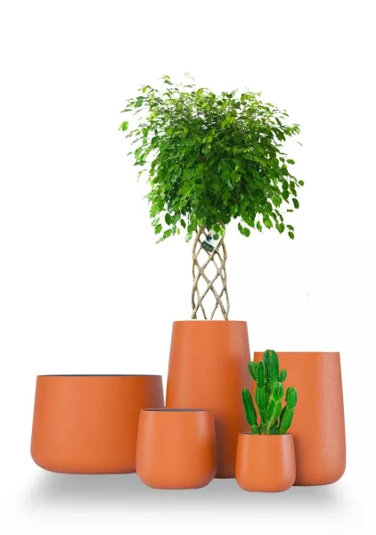 Кашпо CONCRETIKA CONE CLASSIC CARROT