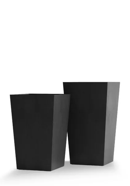 Кашпо CONCRETIKA CONIC NERO