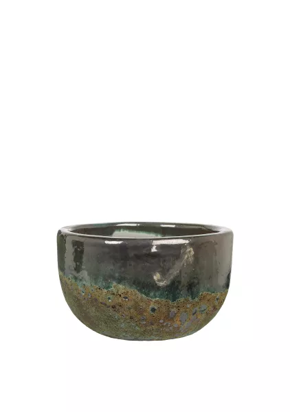 Кашпо Nobilis Marco S-green Round D32хH20 см