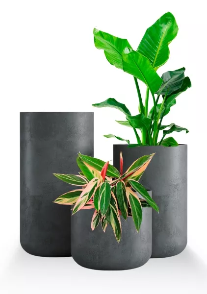 Кашпо CONCRETIKA TOPPER SMOKEY BLUE