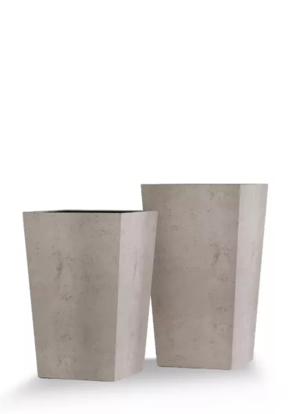 Кашпо CONCRETIKA CONIC CONCRETE WHITE