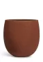 Кашпо TREEZ ERGO, Concrete, Чаша, Цвет Кортен