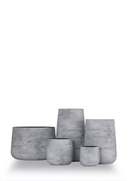 Кашпо CONCRETIKA CONE CONCRETE GREY LIGHT