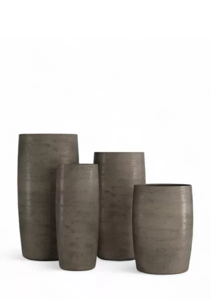 Кашпо CONCRETIKA CIGAR SMOKEY GREY
