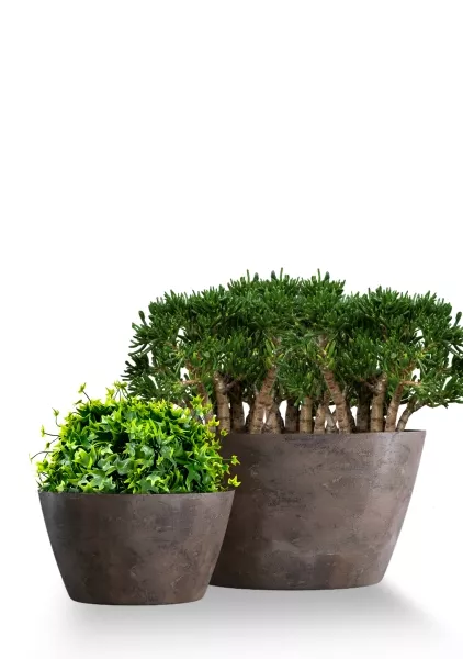 Кашпо CONCRETIKA BOWL TAUPE CONCRETE