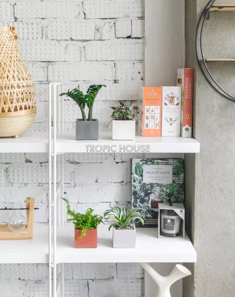 Кашпо бетонное настольное ТН 21