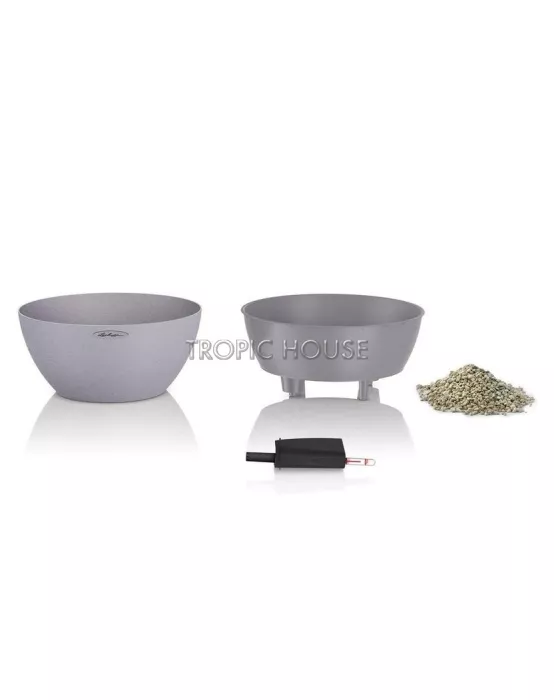 Кашпо LECHUZA CUBETO Stone 30х13 см