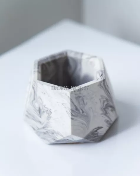 Кашпо бетонное настольное ТН 06