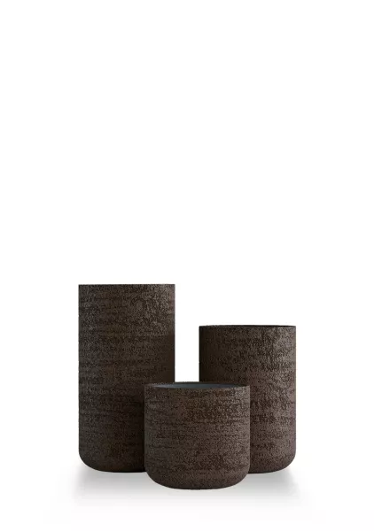 Кашпо CONCRETIKA TOPPER EROSIA BROWN