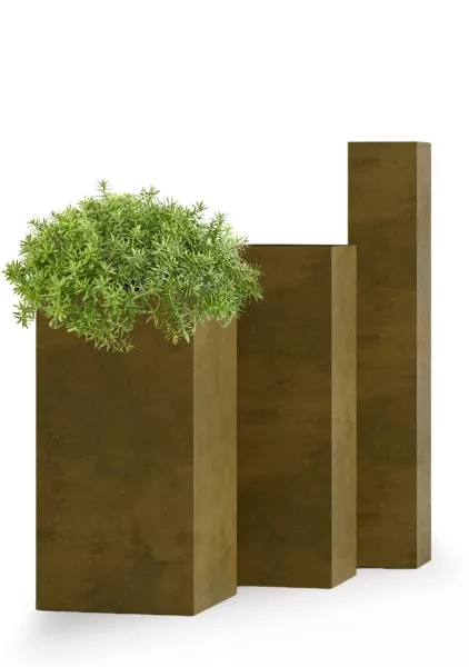 Кашпо CONCRETIKA COLONNA AVOCADO GREEN