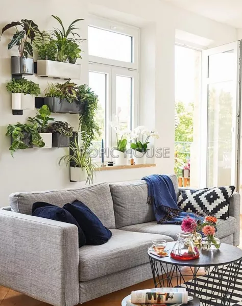 Кашпо LECHUZA ЗЕЛЕНАЯ СТЕНА Home Kit Glossy 14х13.5 см