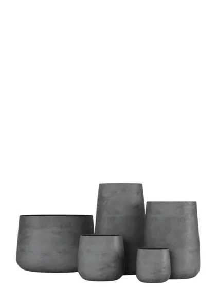 Кашпо CONCRETIKA CONE SMOKEY BLUE