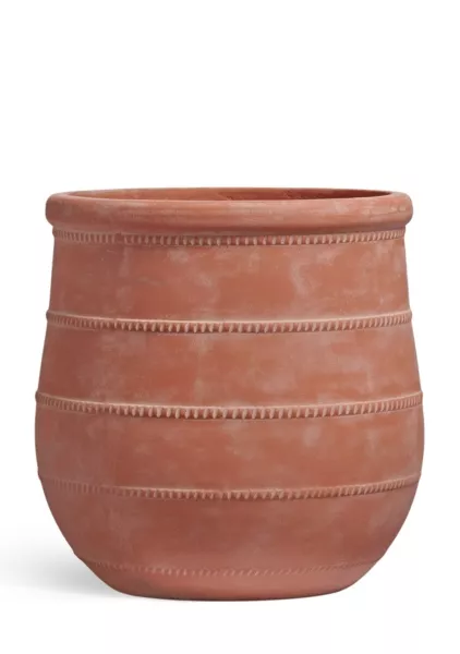 Кашпо TREEZ ERGO, Высокая чаша, Терракот