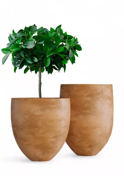 Кашпо CONCRETIKA BARREL CLASSIC CLAY