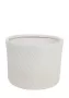 Кашпо Nobilis Marco "Brill white Cylinder" (файберглас), D38хH30 см