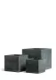 Кашпо TREEZ ERGO, Graphics, Куб, Окись с медной патиной