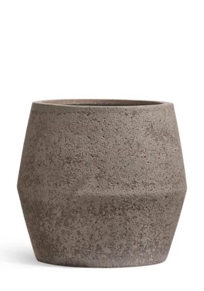 Кашпо TREEZ ERGO, Ромбовидная чаша, Песок серый беж