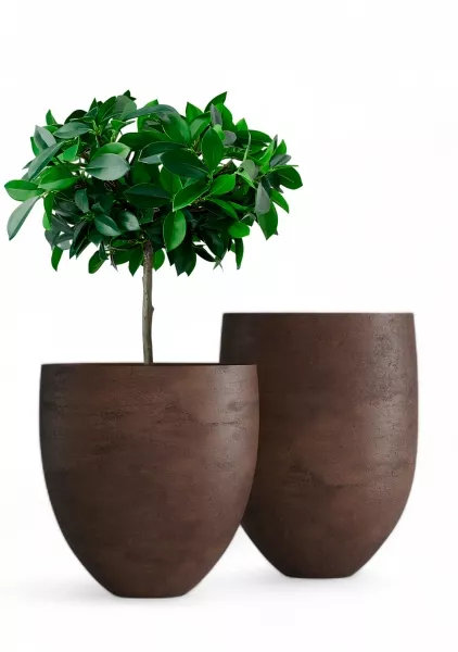 Кашпо CONCRETIKA BARREL COFFEE