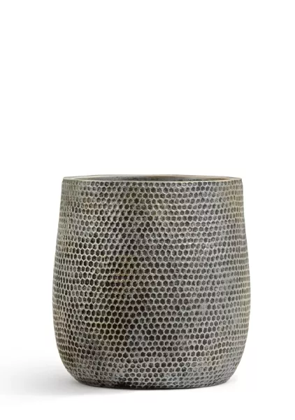 Кашпо TREEZ ERGO, Чаша, Серебро с золотой патиной