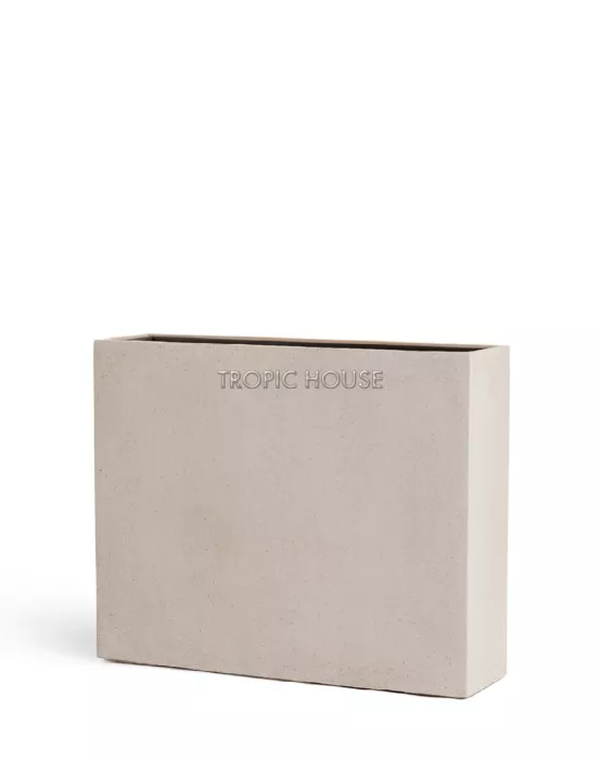 Кашпо TREEZ Effectory, Высокий Дивайдер, Белый песок