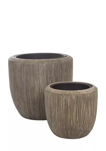 Кашпо Nobilis Marco Pw-woodgrey Round