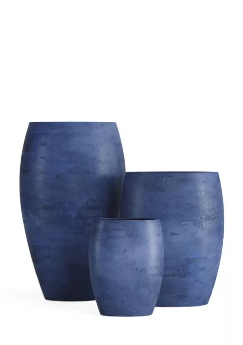 Кашпо CONCRETIKA OVAL BLUEBERRY