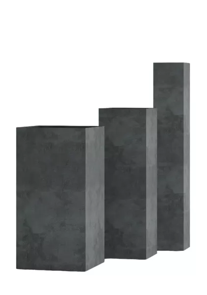 Кашпо CONCRETIKA COLONNA SMOKEY BLUE