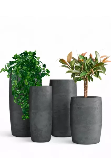 Кашпо CONCRETIKA CIGAR SMOKEY BLUE