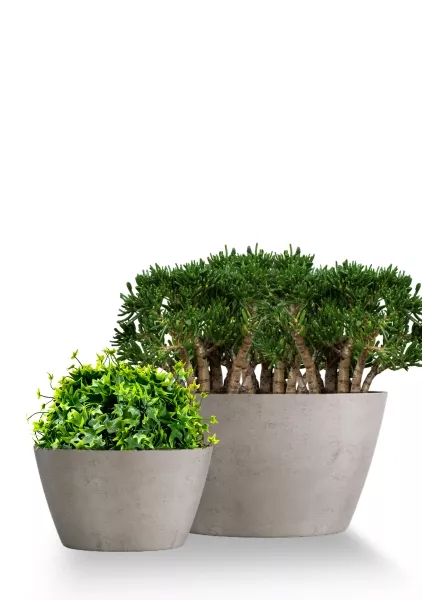 Кашпо CONCRETIKA BOWL CONCRETE WHITE