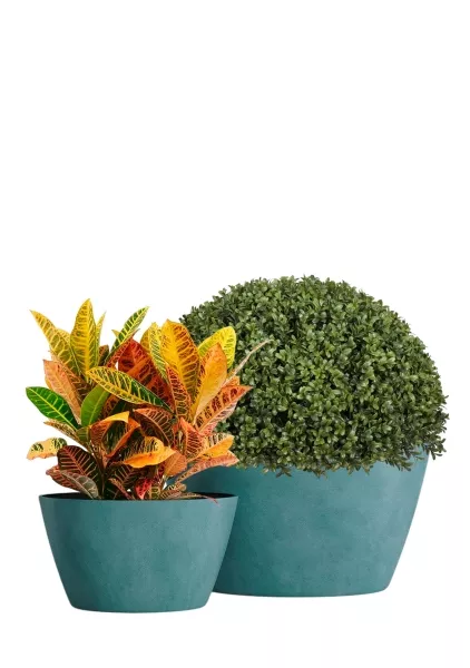 Кашпо CONCRETIKA BOWL CLOUDY BLUE