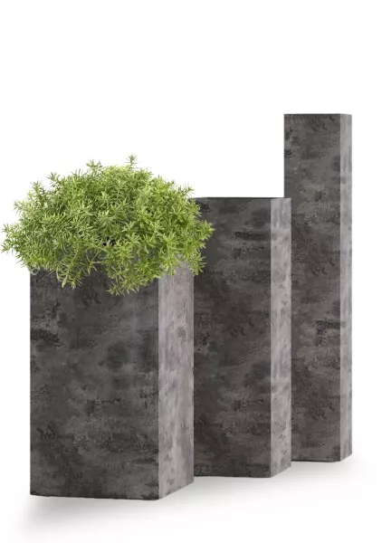 Кашпо CONCRETIKA COLONNA CONCRETE GREY DARK