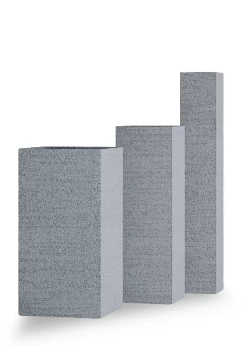 Кашпо CONCRETIKA COLONNA EROSIA WHITE