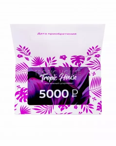ПОДАРОЧНЫЙ СЕРТИФИКАТ 5000 руб.