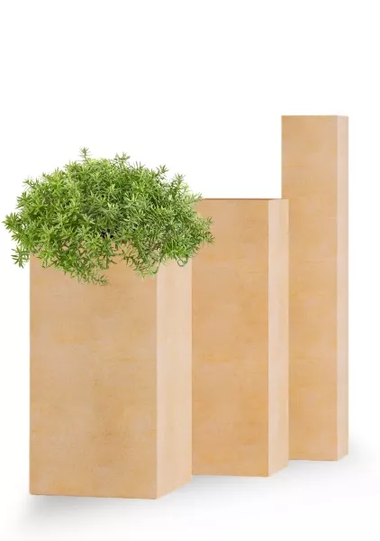 Кашпо CONCRETIKA COLONNA LEMON CLAY