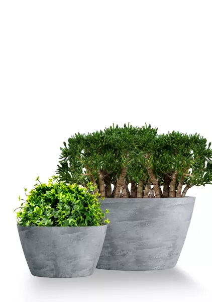 Кашпо CONCRETIKA BOWL CONCRETE GREY LIGHT