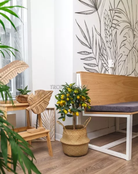 Корзина средняя крафт