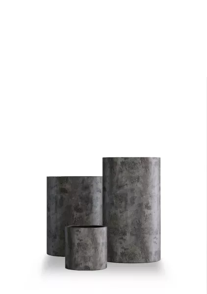 Кашпо CONCRETIKA CYLINDER CONCRETE GREY DARK