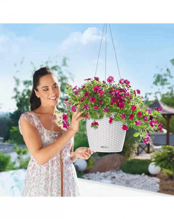 Кашпо подвесное LECHUZA NIDO Cottage 27х23 см
