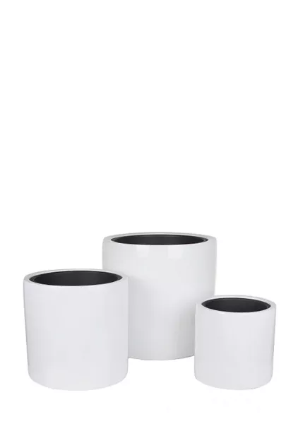 Кашпо Nobilis Marco Pmlac-white Cylinder