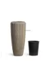 Кашпо TREEZ Effectory, Высокий конус, Капучино