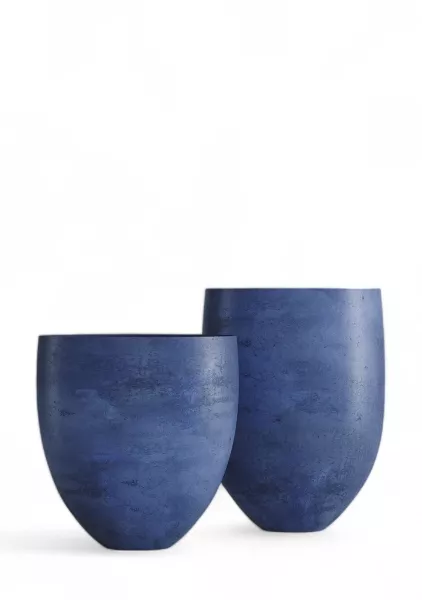 Кашпо CONCRETIKA BARREL BLUEBERRY