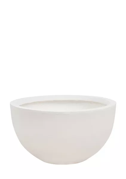 Кашпо Nobilis Marco Stone white Round