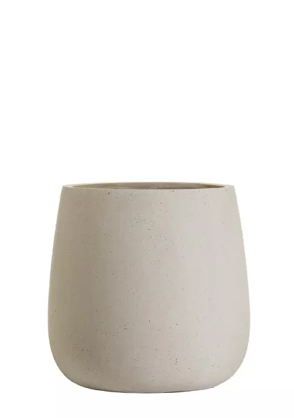 Кашпо TREEZ Effectory, Design-Чаша, Белый песок