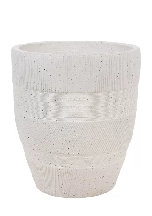 Кашпо Nobilis Marco "Tapes grey Round", D36хH40 см