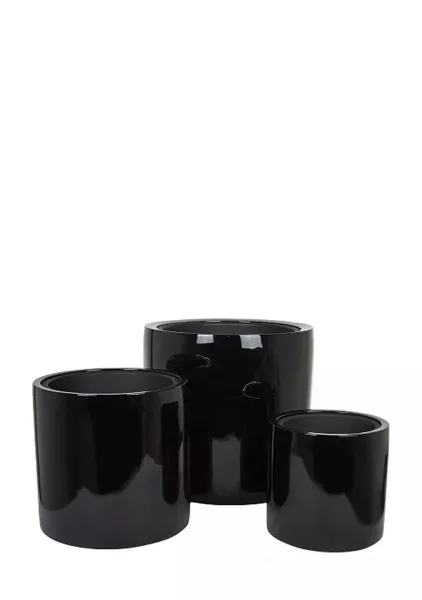 Кашпо Nobilis Marco Pmlac-black Cylinder