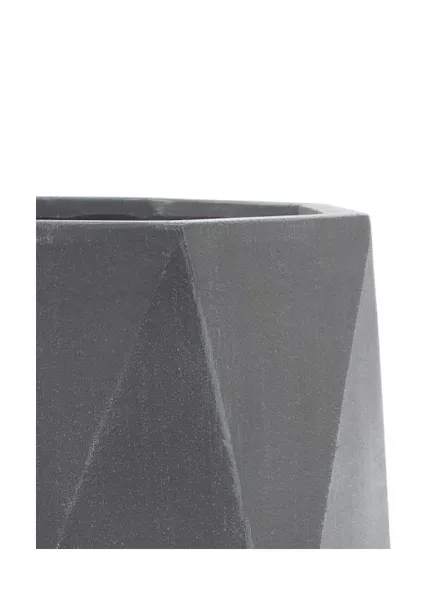 Кашпо Nobilis Marco "Diamond white grey Prizm", D42,5хH37 см